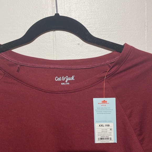 Burgundy Kids TShirt - Picture 2 of 2